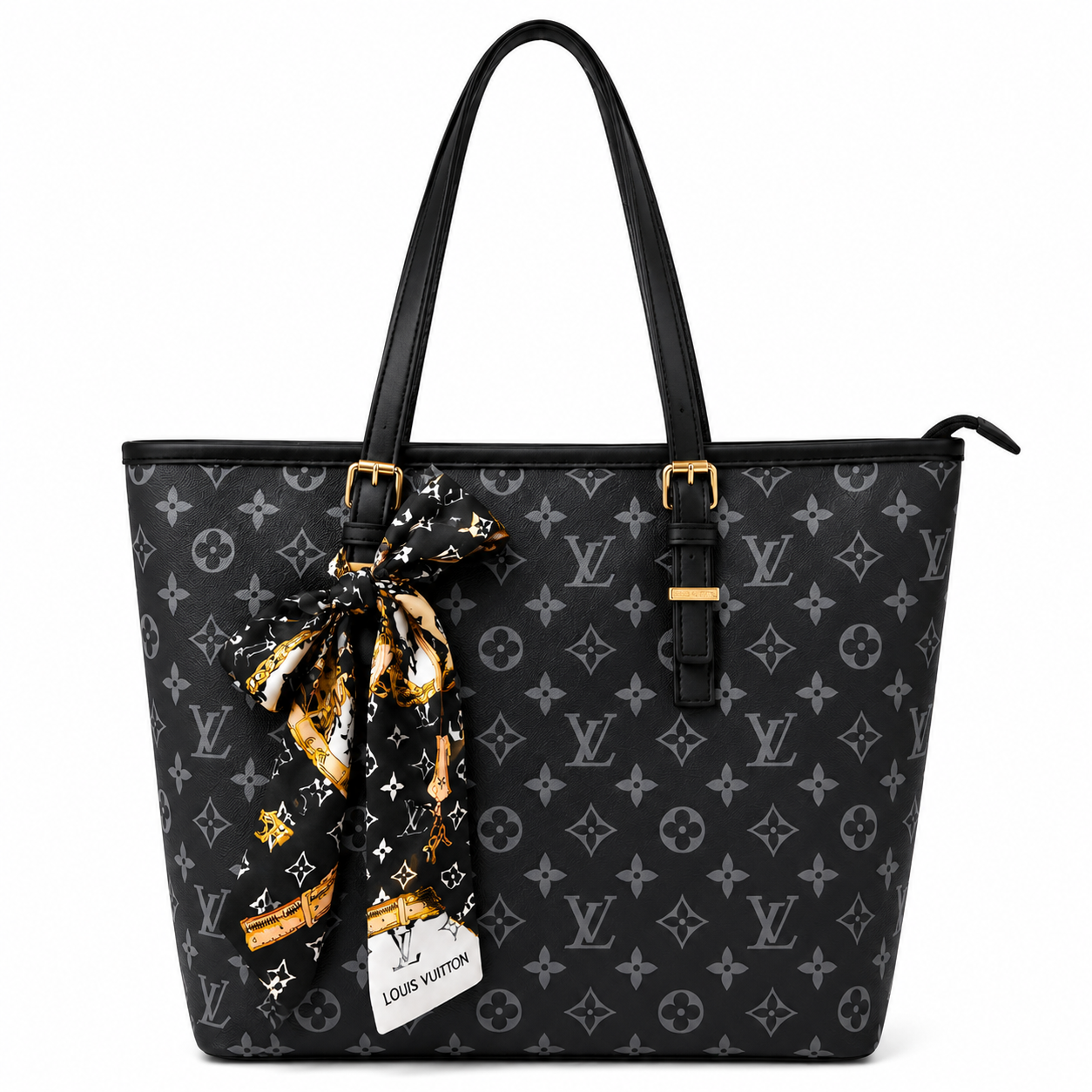 LV Tote Bag in Black Monogram