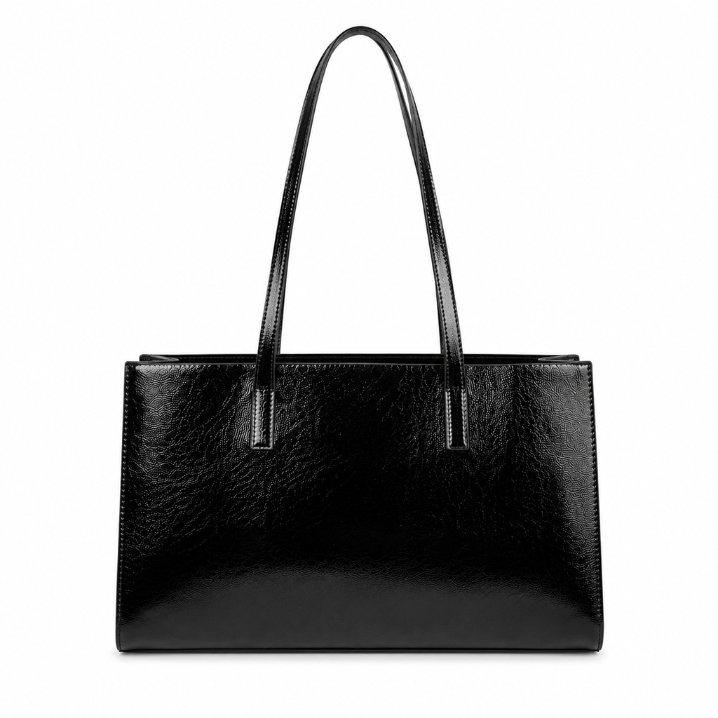 TR Crinell Crinkled PU Icon Tote Bag